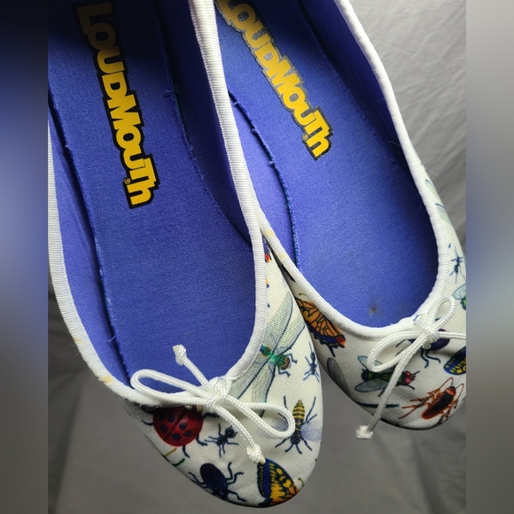 Loudmouth Big Bugs Bella Flat Shoes - Women's Size 6M - Picture 9 of 9